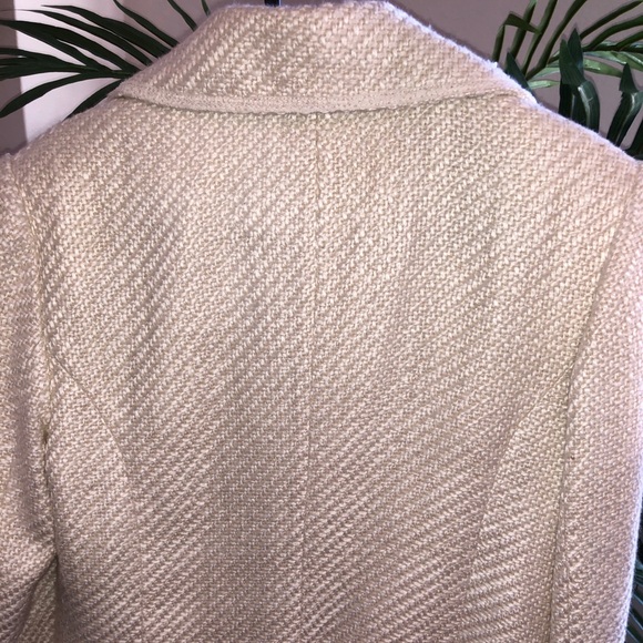 Kawaii Off-white Vintage Blazer with Lace lining - Picture 2 of 7